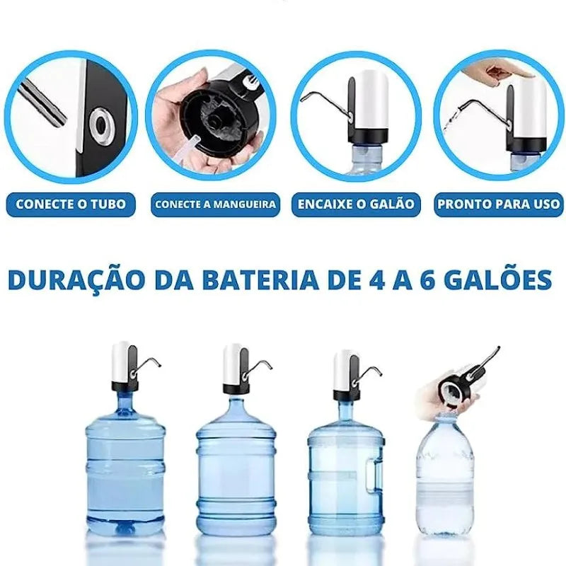 Bomba Elétrica de Água para Galão.